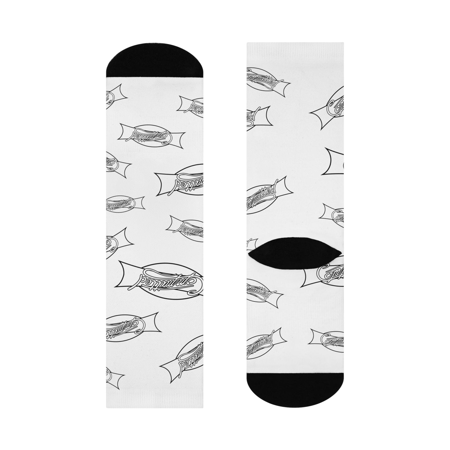 WHITE COMMITTED SOCKS