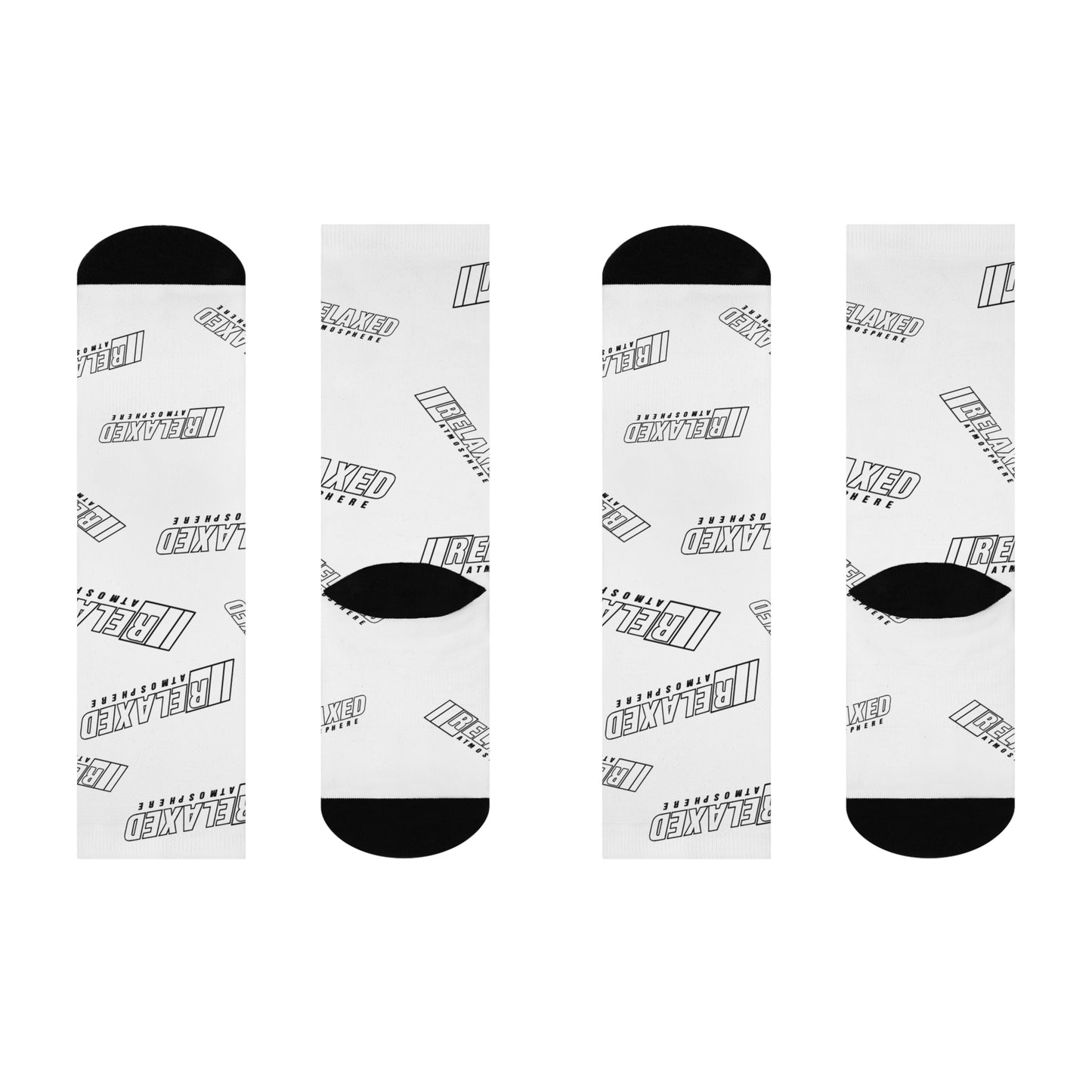 WHITE RELAXED SOCKS