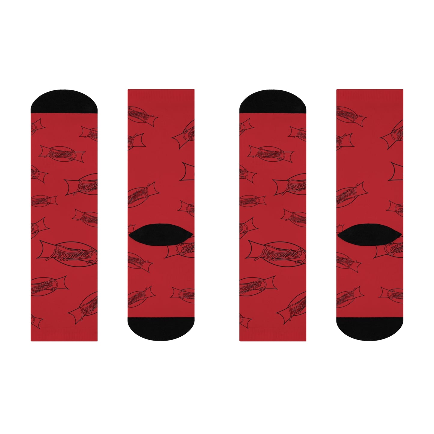 RED COMMITTED SOCKS