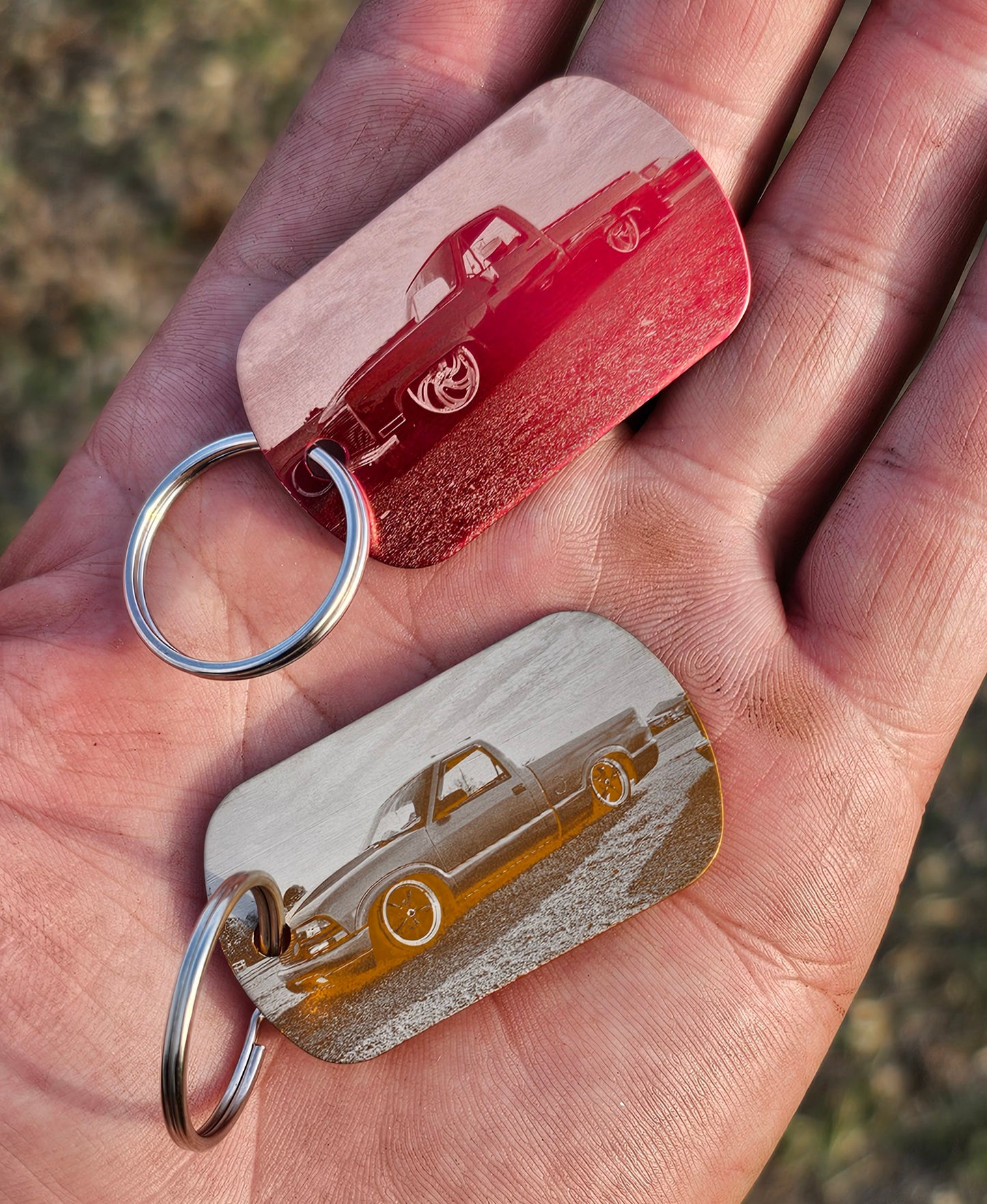 CUSTOMIZED METAL TAG - ONE SIDE