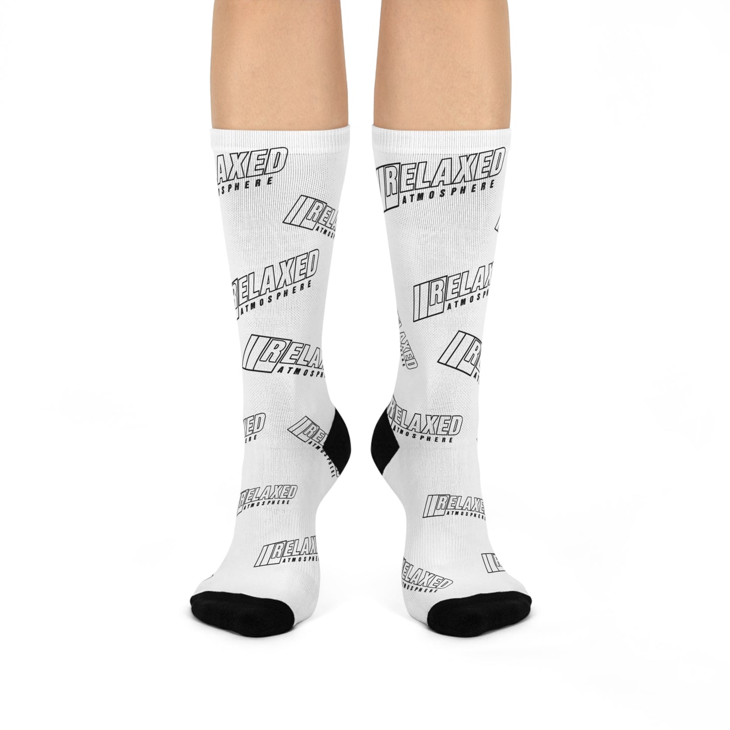 WHITE RELAXED SOCKS