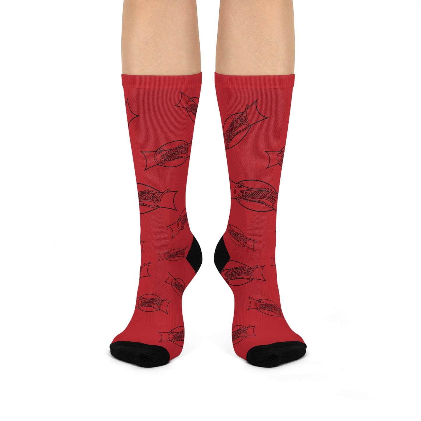 RED COMMITTED SOCKS