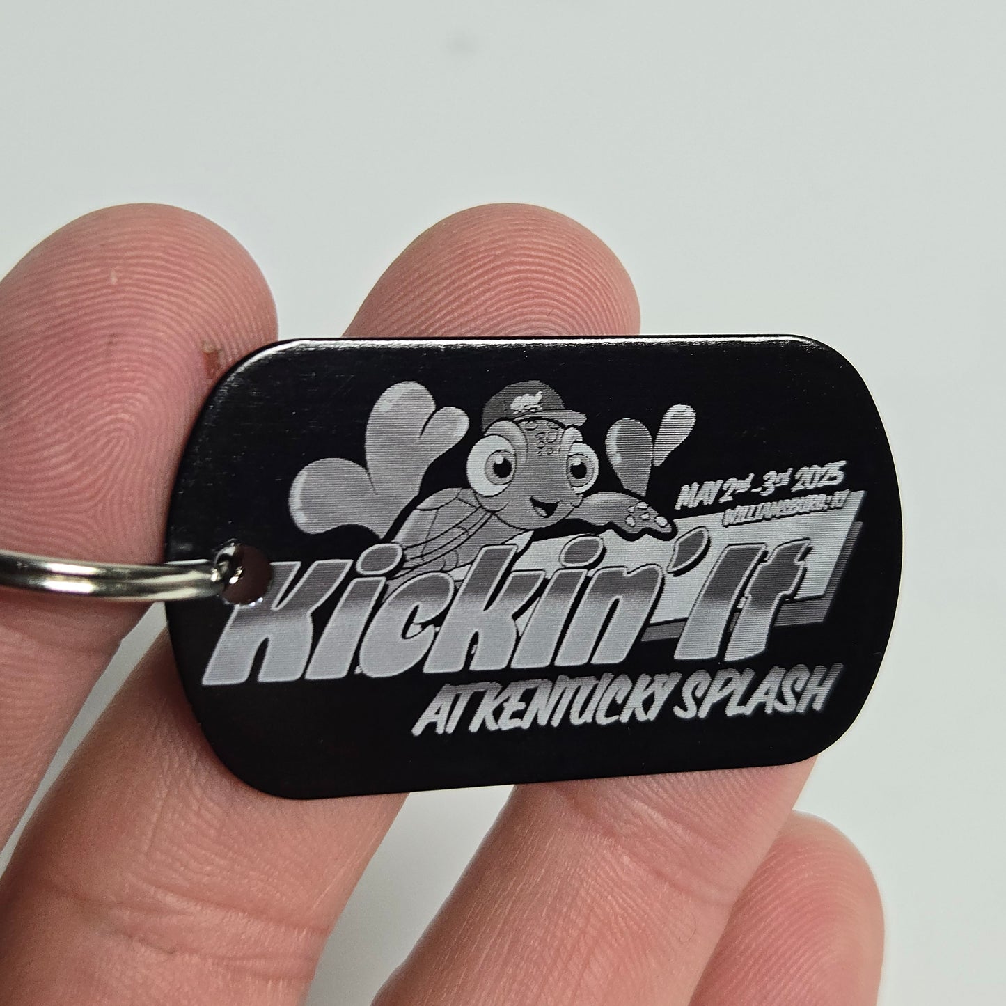 CUSTOMIZED METAL TAG - ONE SIDE