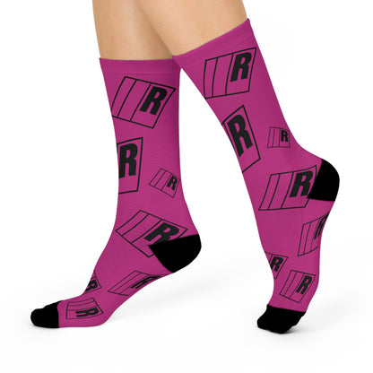 HOT PINK ///RA SOCKS