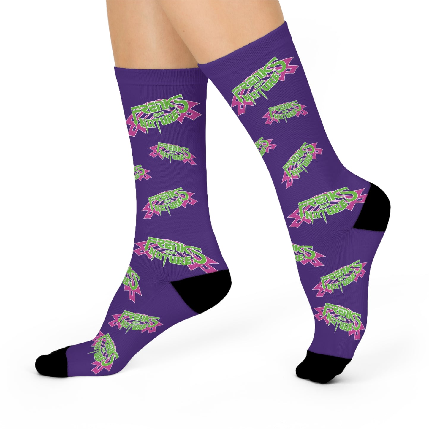 PURPLE TRIBAL SOCKS