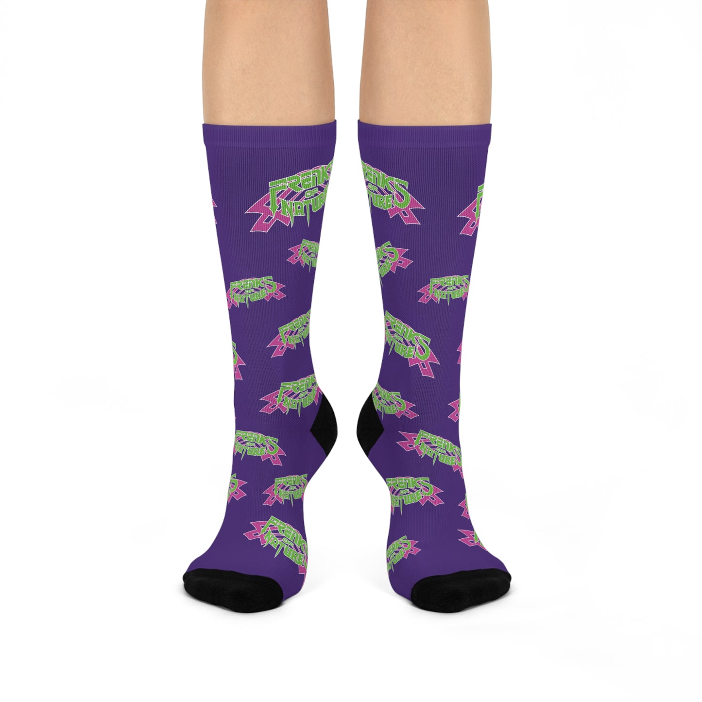 PURPLE TRIBAL SOCKS