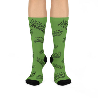 FORBIDDEN FANTASY GREEN SOCKS