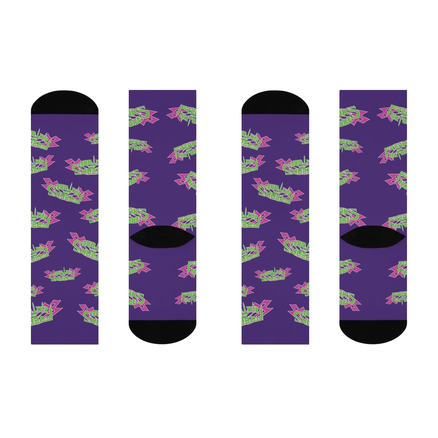 PURPLE TRIBAL SOCKS