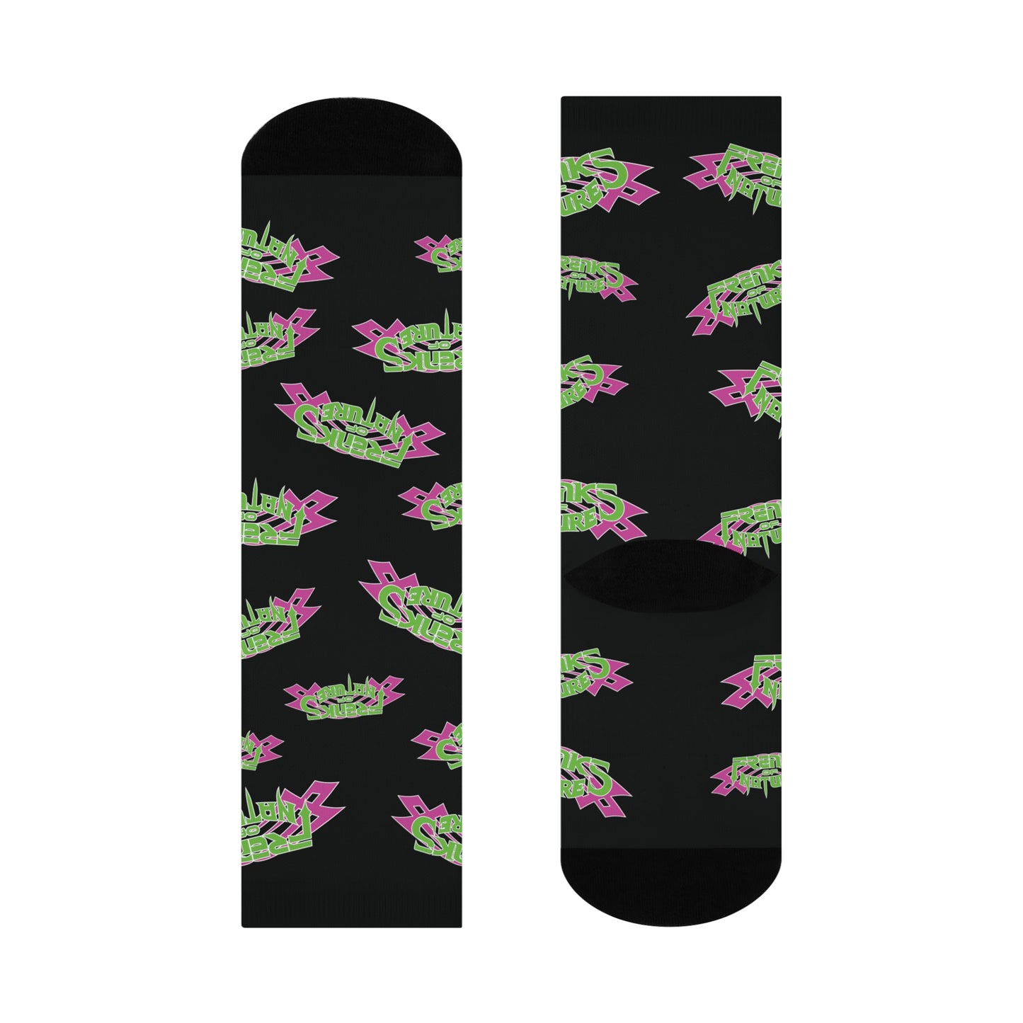 BLACK TRIBAL SOCKS