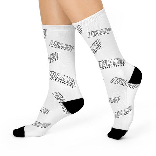 WHITE RELAXED SOCKS