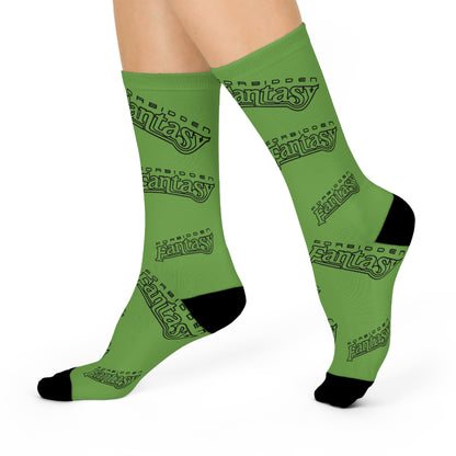 FORBIDDEN FANTASY GREEN SOCKS