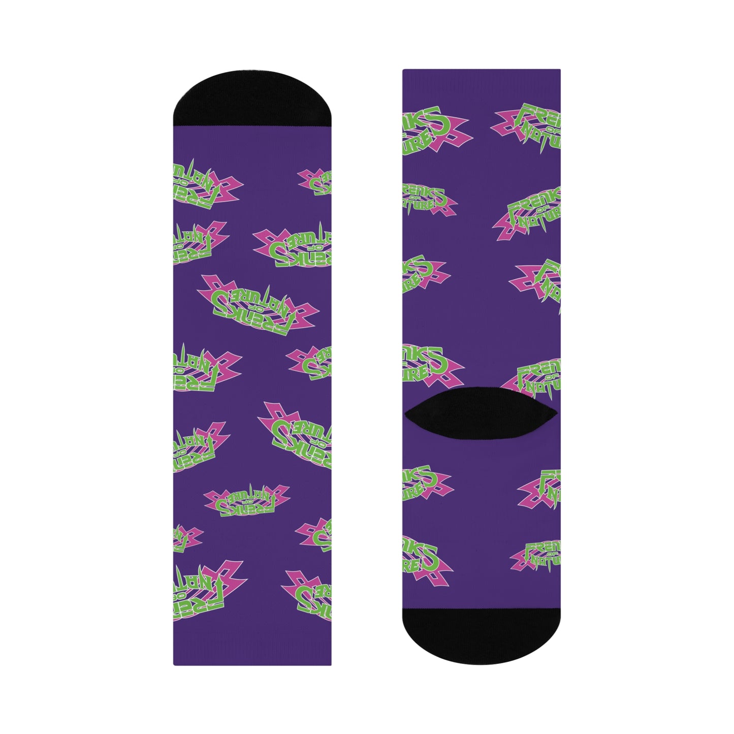 PURPLE TRIBAL SOCKS