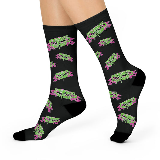 BLACK TRIBAL SOCKS