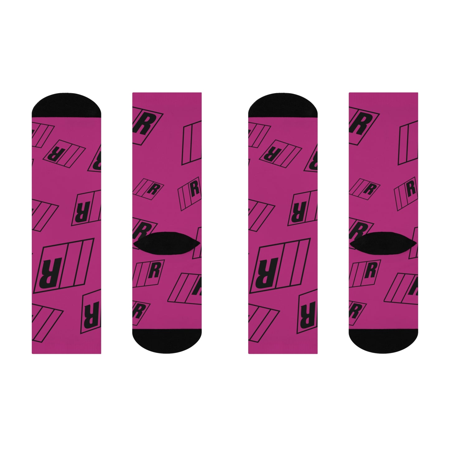 HOT PINK ///RA SOCKS
