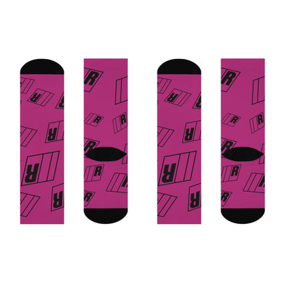 HOT PINK ///RA SOCKS