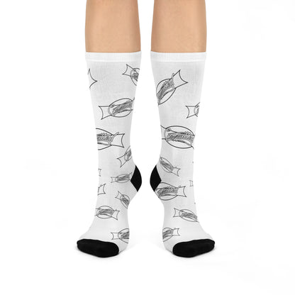 WHITE COMMITTED SOCKS