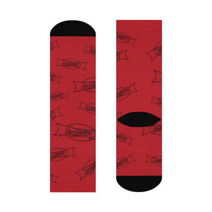 RED COMMITTED SOCKS