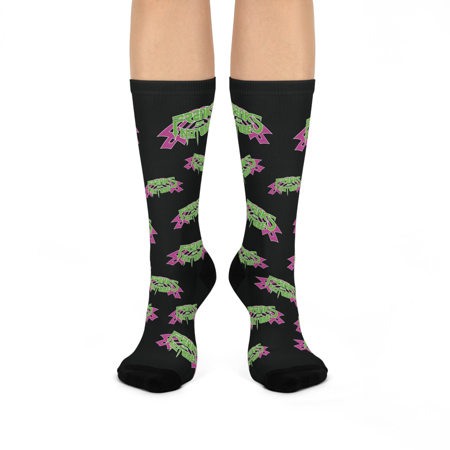 BLACK TRIBAL SOCKS