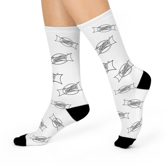 WHITE COMMITTED SOCKS