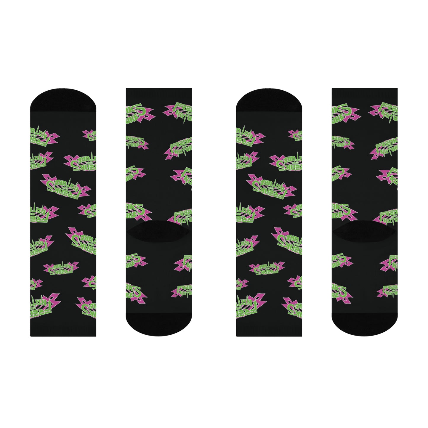 BLACK TRIBAL SOCKS