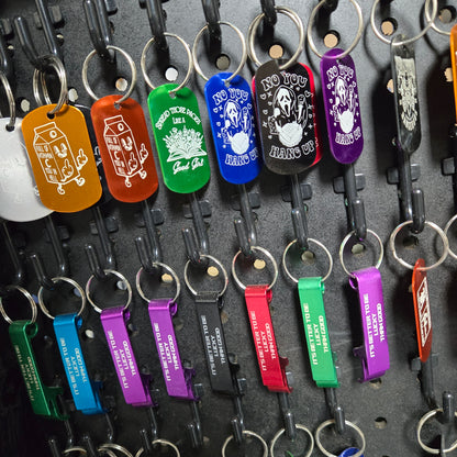 CUSTOMIZED METAL TAG - ONE SIDE